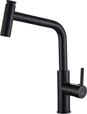 Produktbild von BADLAND Küchenarmatur Wasserhahn TORO Küchenmischer für Küche in Schwarz