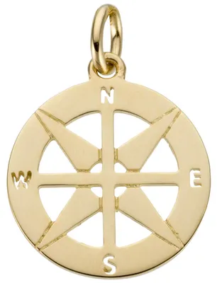 Anhänger-Kompass-aus-585-Gelbgold
