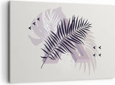 Produktbild von Bild auf Leinwand - Leinwandbild - Einteilig - Grafiken Blatt Buntstift - 120x80cm - Wand Bild - Wanddeko - Wandbilder - Leinwanddruck - Bilder - Wanddekoration - Leinwand bilder - AA120x80-4455