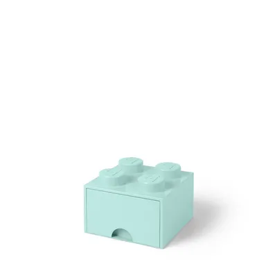 Produktbild von Room Copenhagen LEGO Storagge Brick 4, Aufbewahrungsbox, Blau, Einfarbig, Quadratisch, Polypropylen (PP), 250 mm