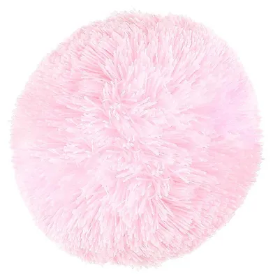 2 Bommeln / Wollbommeln / Pompon, 7cm rosa pastellrosa hellrosa