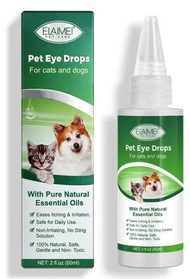Augenreiniger für Hunde & Katzen, 60 ml, Tränenfleckentferner