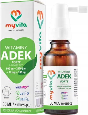 Produktbild von Vitamine ADEK FORTE Vitamin ADEK in Tropfen Immunität MyVita 30 ml