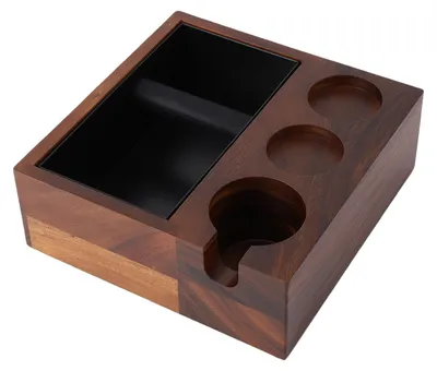 Produktbild von 4-in-1 Espressopressenbehälter – Kaffeeverteiler und Tamper in einem