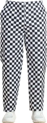 Produktbild von Premier Unisex Kochhose Essential RW1107 (L) (Schwarz/Weiß (groß kariert))