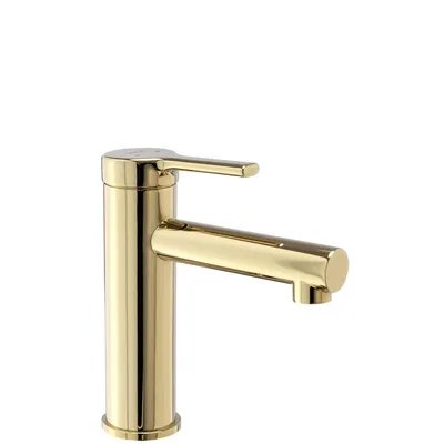 Produktbild von Bateria Umywalkowa REA PIXEL Złota Gold Niska