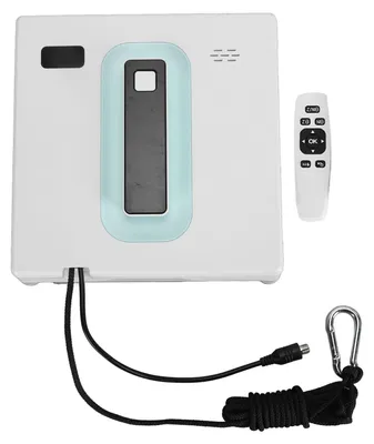 Produktbild von Fensterreinigungsroboter mit automatischer 2-Wege-Sprühfunktion, 2500 Pa, intelligenter Roboter-Fensterstaubsauger mit Sprachansagen für Fliesen, 100–240 V