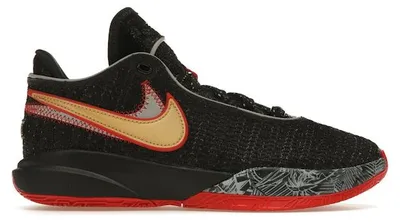 Produktbild von Nike LeBron 20 Black University Red (GS) - EU 37.5