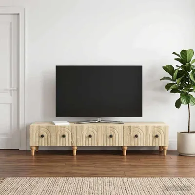 Obrázek produktu pro vidaXL TV skříňka Sonoma dub 147 x 34,5 x 30 cm dřevotřísková deska