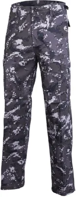 Obrázok produktu pre MIL-TEC Rangerhose Typ BDU čierna digitálna armádna hadica Hadica Outdoorhose M