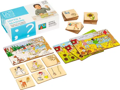 Image de Lotto 4 saisons - Toys for Life dans une boîte magnétique