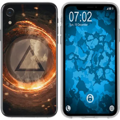 Produktbild von PhoneNatic Case kompatibel mit Apple iPhone Xr Silikon-Hülle Element Feuer M3