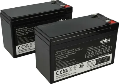 Produktbild von vhbw 2x Akku kompatibel mit APS 39Y8904, 21307TX, 2130R1X, 21301TX, 21302TX, 39Y8902, 39Y8903, 2130R2X, 2130R7X, 90P4827 USV (7200 mAh, 12 V, AGM)