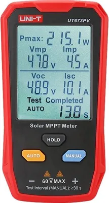 Obrázok produktu pre Meracie zariadenie UNI-T Solar MPPT UT673PV