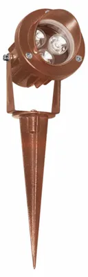 Immagine prodotto di Proiettore LED CADDIE 3 da Esterno 45 Gradi 3000K Colore Corten Texturizzato - Illuminazione Architetturale Alta Efficienza - Beneito & Faure