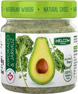 Produktbild von Avocadopaste mit Grünkohl 180g HELCOM