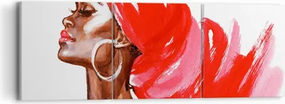 Produktbild von Bild auf Leinwand - Leinwandbild - frau modern - 90x30cm - Wand Bild - Wanddeko - Wandbilder - Leinwanddruck - Bilder - Kunstdruck - Wanddekoration - Leinwand bilder - Wandkunst - CA90x30-3497