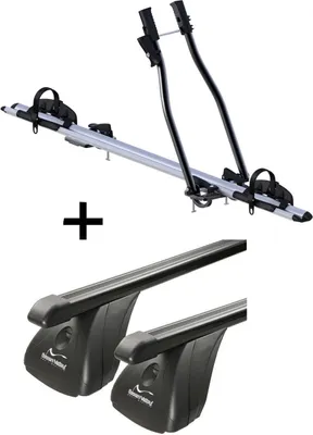 Image de Porte-vélos SAGITTAR + barres de toit VDP acier compatibles avec Peugeot 3008 5 portes 2009-2016
