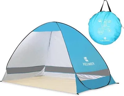 Productafbeelding van Famanu Campingtent, automatisch opklapbaar ontwerp - geschikt voor 2-3 personen