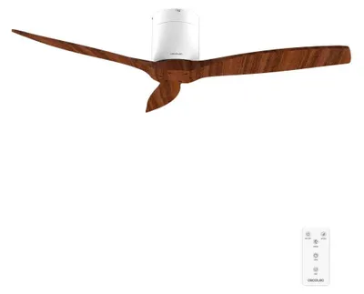 Deckenventilator 132 cm, 40 W DC, Fernbedienung, 6 Stufen, Timer