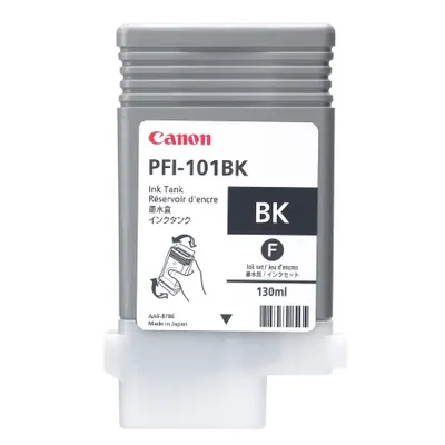 Produktbild von Canon PFI-101BK, Schwarz, Tinte auf Pigmentbasis, 130 ml