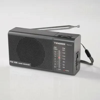 Zdjęcie produktu dla Tiross Radio Mini Przenośne Na Baterie Czarne