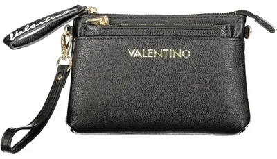 Produktbild von Elegante schwarze Damen-Clutch mit Taschen und abnehmbarem Riemen