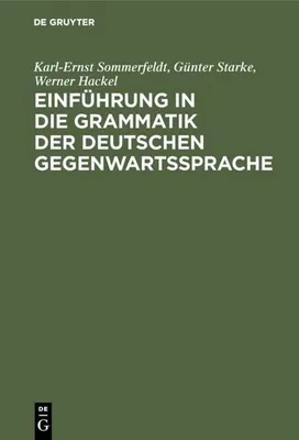 Image de Einführung in die Grammatik der deutschen Gegenwartssprache