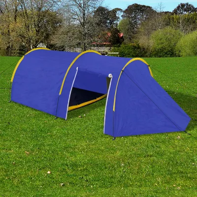 Immagine prodotto di Campeggio 4 persone Marineblau/Gelb