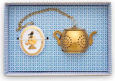 Image de PiP Studio - Oeuf de thé, Tea Infuser, médaillon Royal White