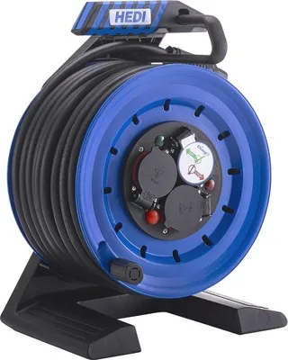 Immagine prodotto di Avvolgicavo con cavo in neoprene da 25 m e alloggiamento dei contatti impermeabile.