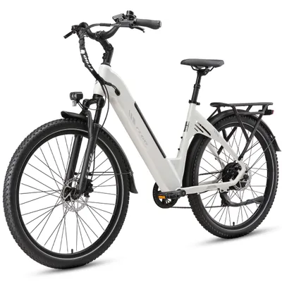 Produktbild von E-Bike Cityrad 28x2,4 Zoll, 110km, 70 Nm Hinterradmotor, C5, ZOOM Federsattelstütze 7 Gang Shimano, Kettenschaltung, Heckmotor, 648 Wh, Tiefeinstieg