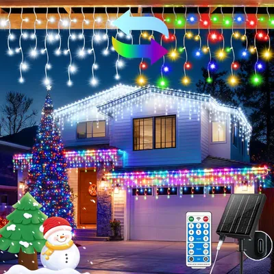 Eisregen-Lichterkette 20+5 m, 660 LEDs, kaltweiß, IP65, Timer