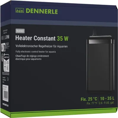 Image de Dennerle Nano Heater Constant 35 W - Chauffage de régulation entièrement électronique pour aquariums de 10 à 35 litres