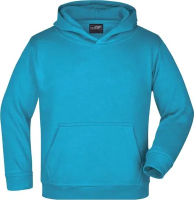 Produktbild von Klassisches Kinder-Kapuzensweat in vielen Farben turquoise, Gr. S