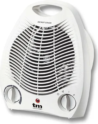 Zdjęcie produktu dla TM Electron TMFH403, Wentylator elektryczny ogrzewacza pomieszczeń, Wewnętrzna, Podłoga, Biały, Obrotowy, 2000 W