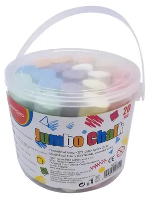 Zdjęcie produktu dla Křída chodníková Keyroad, kyblík 20 ks