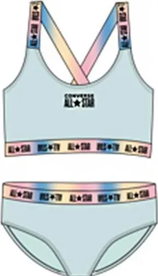 Produktbild von Converse Kids Gradient Logo Bikini Blau 5-6 Years Blau 5-6 Years