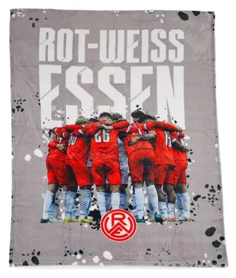 Produktbild von Rot-Weiss Essen Fleecedecke "Mannschaft"