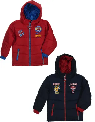 Produktbild von Super Wings Kinder Jungen Winterjacke Steppjacke, Farbe:Rot, Größe:98