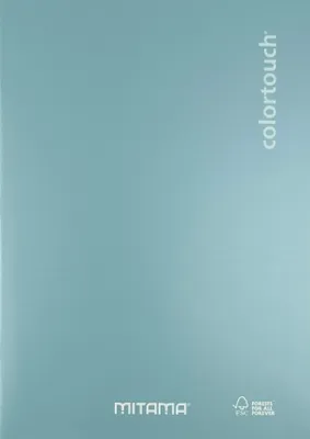 Produktbild von Notizbuch "Color Touch", A5+, liniert, 40+2 Blatt, türkis, MITAMA 62002-90220