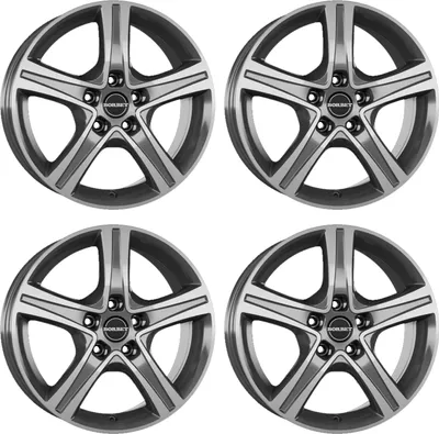 Produktbild von 4 Borbet Felgen CWD 7.0x17 ET51 5x112 ANTP für Mercedes C EQV Marco V Viano Vito 5x112 ANTP für Mercedes C EQV Marco V Viano Vito Aluräder