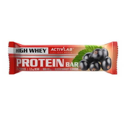 Zdjęcie produktu dla High Whey Protein Bar - czarna porzeczka Activlab