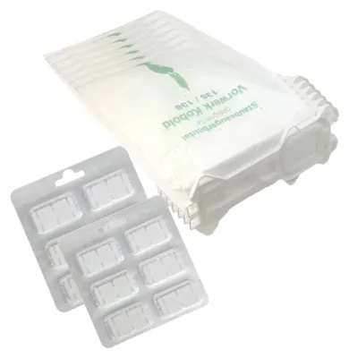 Produktbild von 12 Staubsaugerbeutel Vlies und 2 Duft geeignet für Kobold 135,136, VK135, VK136