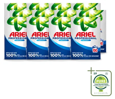 Produktbild von 12 x Ariel Professional Regular Waschmittel - 5,5 kg - Großpackung - 12 Stücke
