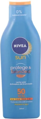 Obrázek produktu pro Nivea Sun Protect and Bronze Tan Activating Sun Lotion Spf50 200ml