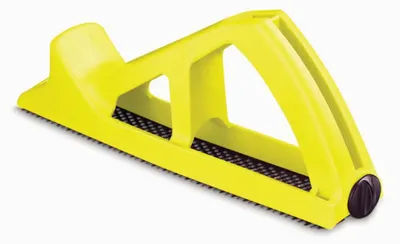 Produktbild von Stanley Surform Hobbyhobel, Surform-Flugzeug, Gipskarton, Kohlenstoffstahl, Gelb, 169 mm, 54 mm
