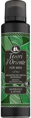 Obrázek produktu pro Tesori d Oriente Deodorant Parfém pro muže Sandalwood and Vetiver 150ml