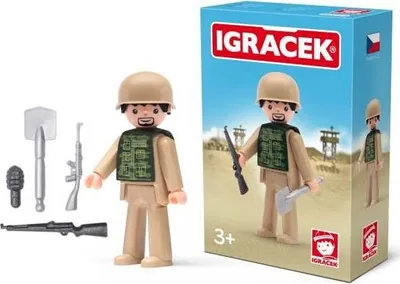 Obrázek produktu pro Igráček Voják - figurka s příslušenstvím -