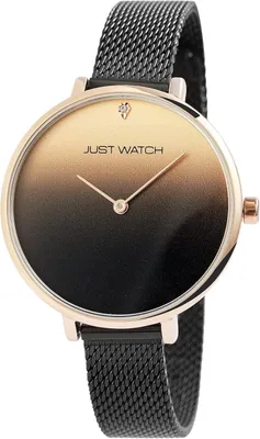 Produktbild von Elegante Damen-Armbanduhr mit Meshband aus Edelstahl, Strass-Steinen und Quarzwerk – Stilvoller Zeitmesser für jeden Anlass – Modell JW10131 Watch